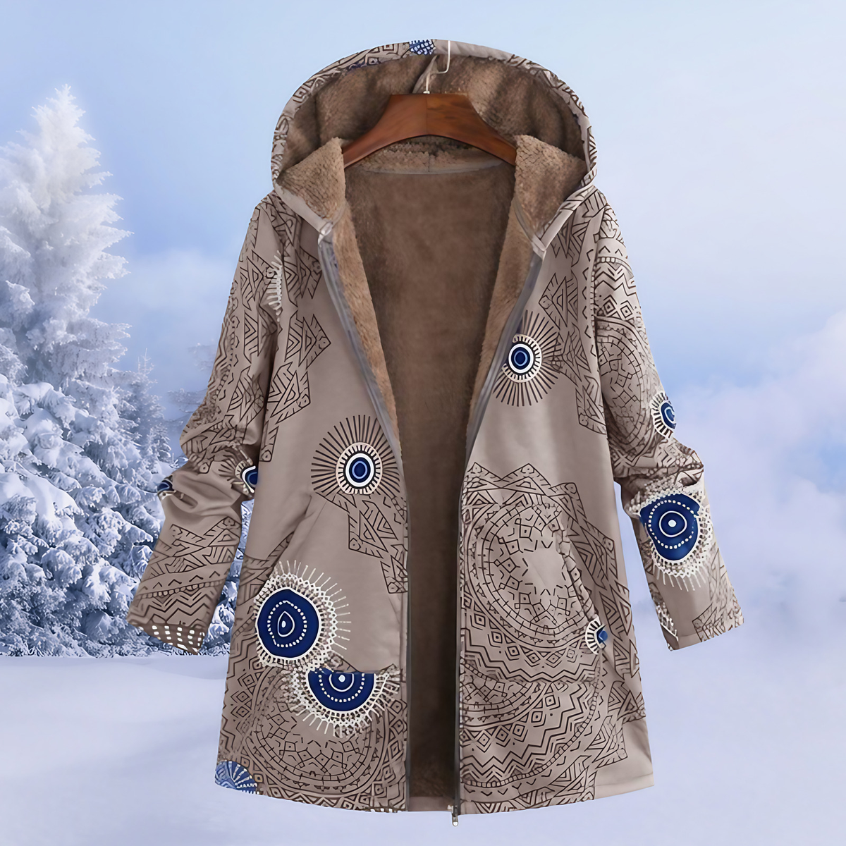 Veste d'hiver femme à capuche, neuf coloris, du XS au 3XL, kaki
