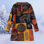 Veste d'hiver femme à capuche, neuf coloris, du XS au 3XL, orange