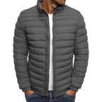 Veste matelassée homme pour l'hiver, six coloris, du S au 3XL, gris