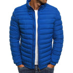Veste matelassée homme pour l'hiver, six coloris, du S au 3XL, bleu foncé