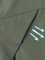 Veste de pluie homme à capuche réglable et poches zippées