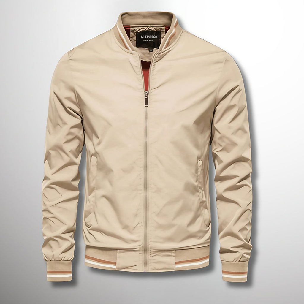 Veste de mi-saison homme, six coloris, du M au 5XL, beige