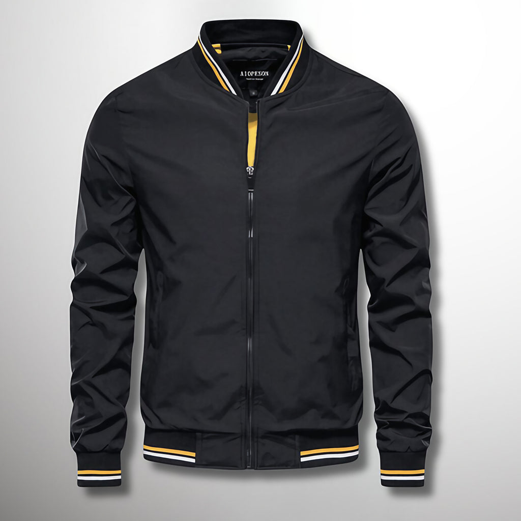 Veste de mi-saison homme, six coloris, du M au 5XL, noir