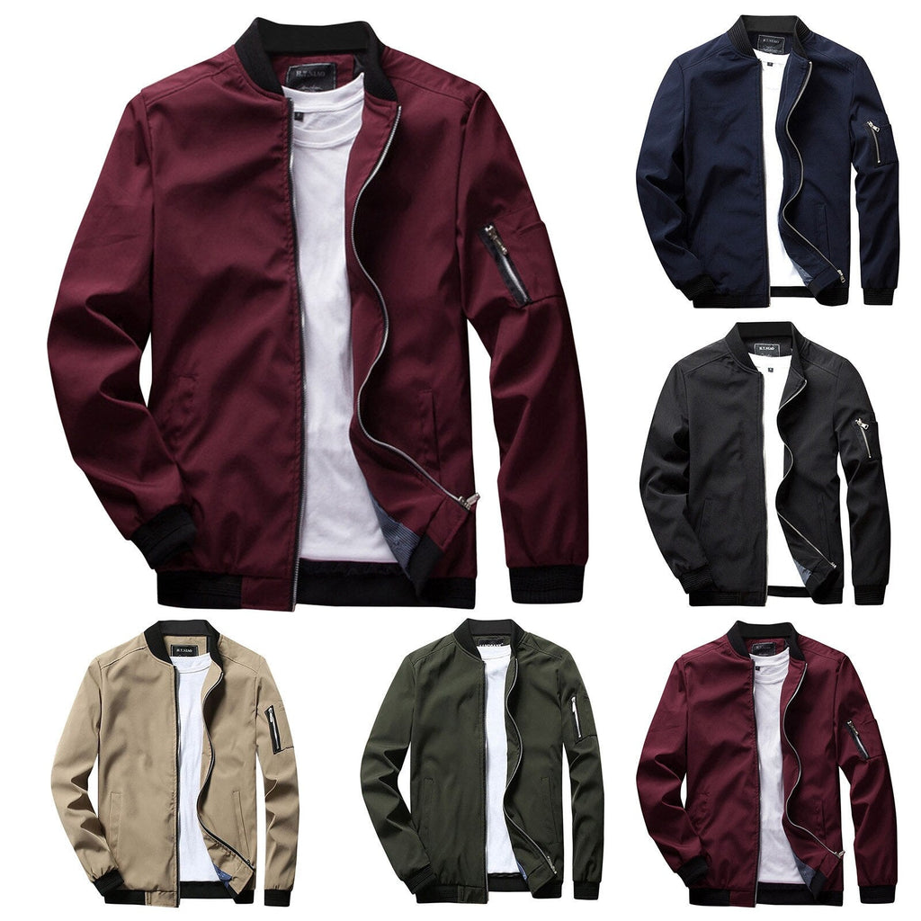 Veste légère homme pour l'été, coupe ajustée, cinq coloris