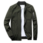 Veste légère homme pour l'été, coupe courte, cinq coloris, vert armée