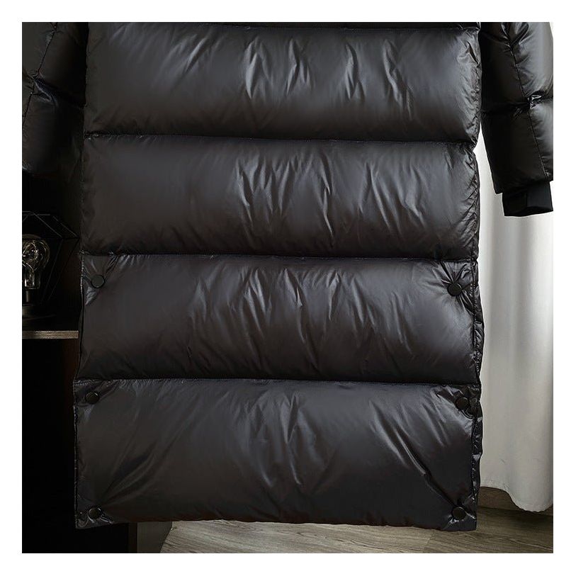 Veste d'hiver femme imperméable et coupe-vent, noire