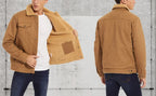 Veste homme doublée pour l'hiver, cinq coloris