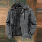 Veste d'automne homme légère, coupe ajustée, du S au 3XL, gris
