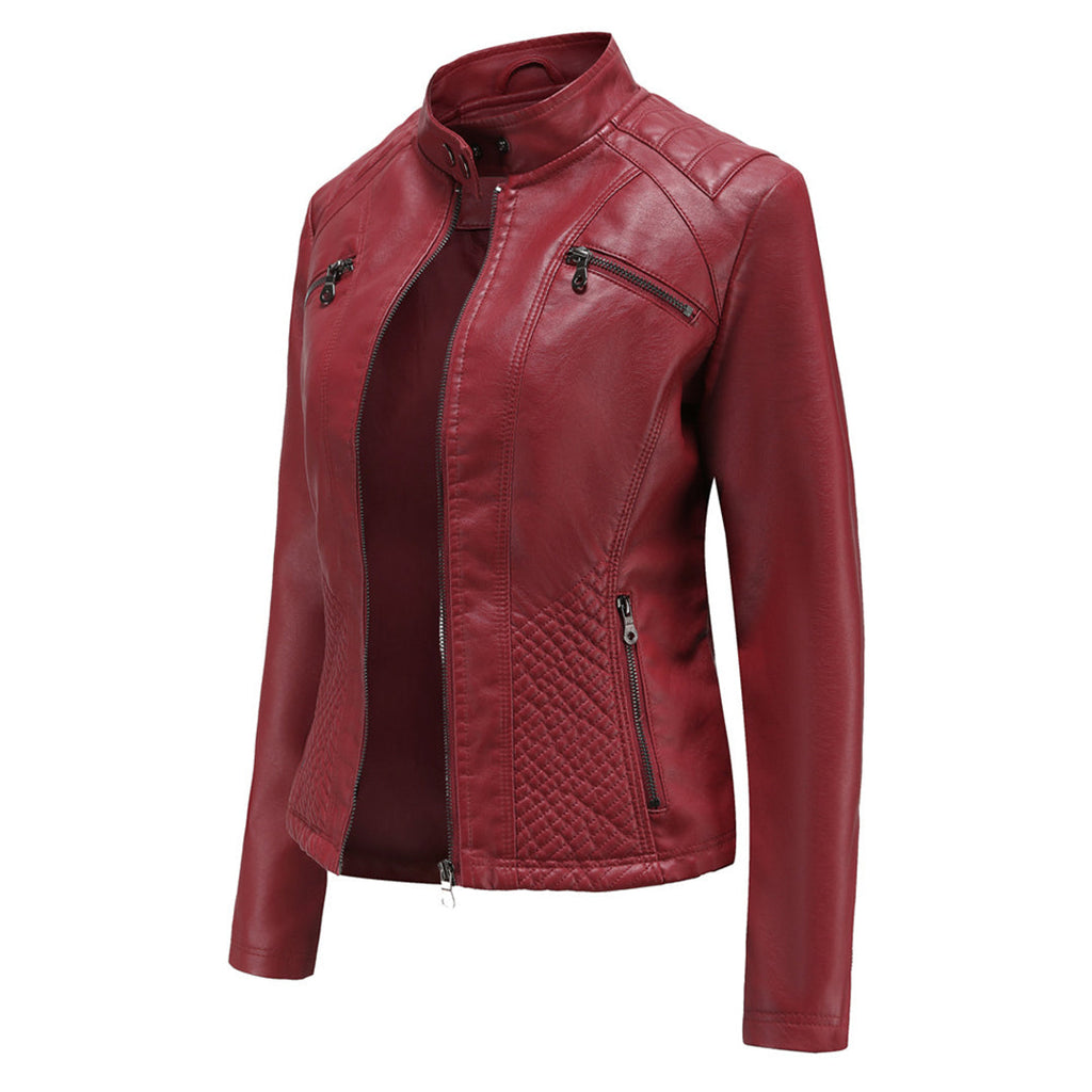 Veste courte femme coupe moderne, six coloris, du S au 3XL