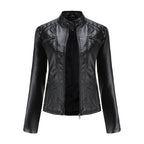 Veste courte femme coupe moderne, six coloris, du S au 3XL, noir