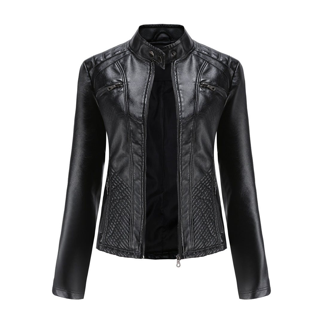 Veste courte femme coupe moderne, six coloris, du S au 3XL, noir