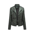 Veste femme rétro ajustée, zip caché, du S au 4XL, vert
