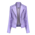 Veste femme rétro ajustée, zip caché, du S au 4XL, bleu jacinthe