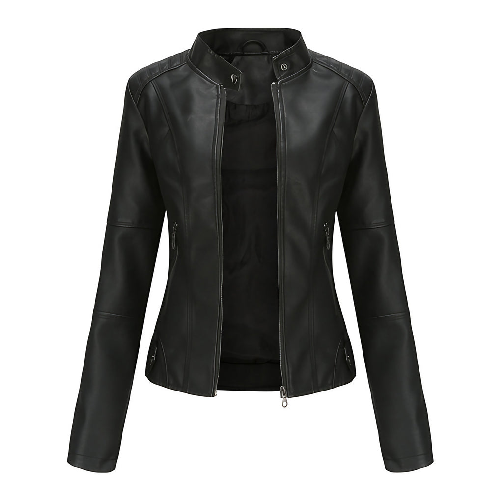 Veste femme courte, six coloris, du S au 3XL, noir