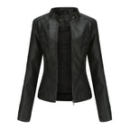 Veste femme courte, six coloris, du S au 3XL, noir
