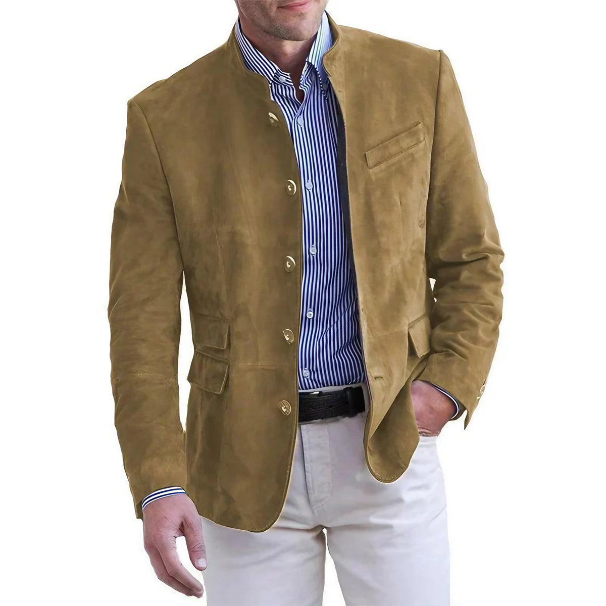 Veste homme à poches zippées, coupe près du corps, cinq coloris
