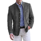Veste homme à poches zippées, coupe près du corps, cinq coloris, gris