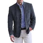 Veste homme à poches zippées, coupe près du corps, cinq coloris, bleu marine