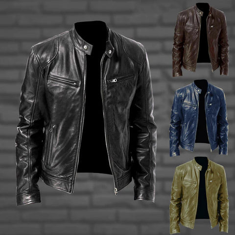 Veste légère homme zippée, coupe ajustée, quatre coloris, auburn