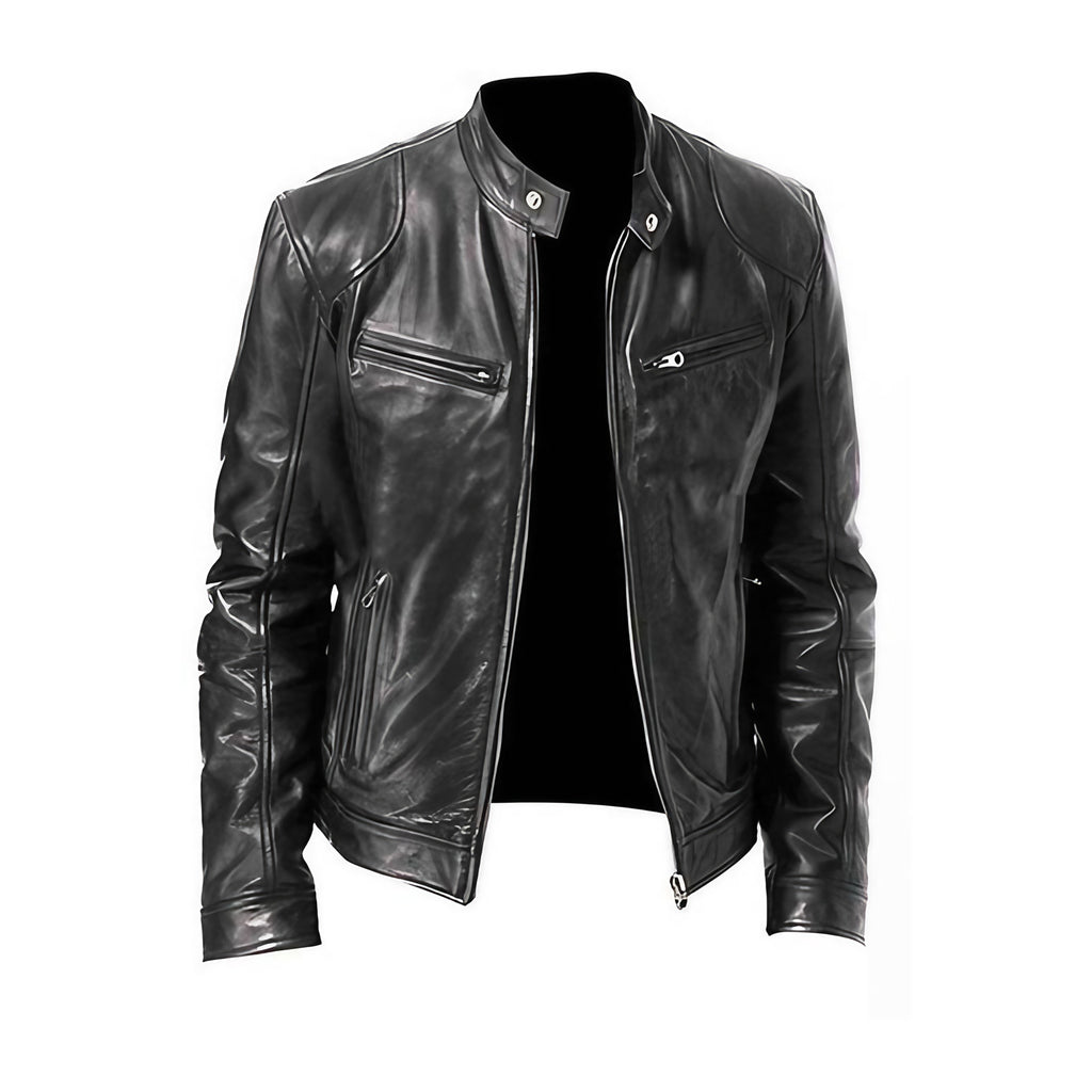 Veste homme coupe classique, auburn, noir, camel ou marine, noir