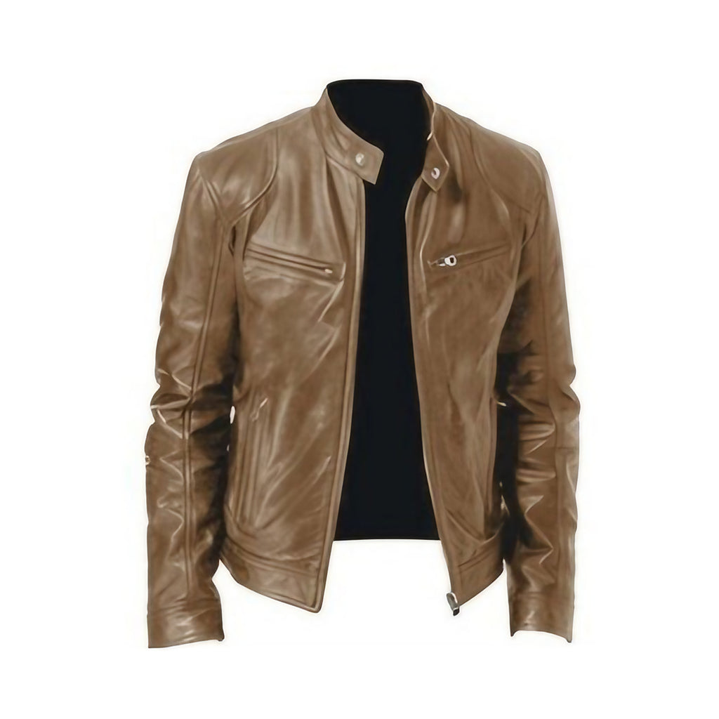 Veste homme coupe classique, auburn, noir, camel ou marine, camel