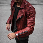 Veste homme coupe ajustée, quatre coloris, du XS au 2XL, rouge