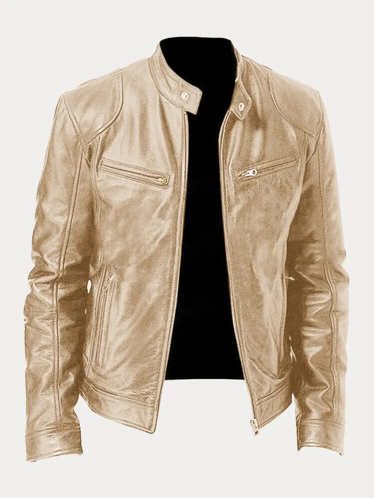 Veste homme casual chic coupe ajustée, dix coloris, doré