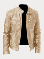 Veste homme casual chic coupe ajustée, dix coloris, doré