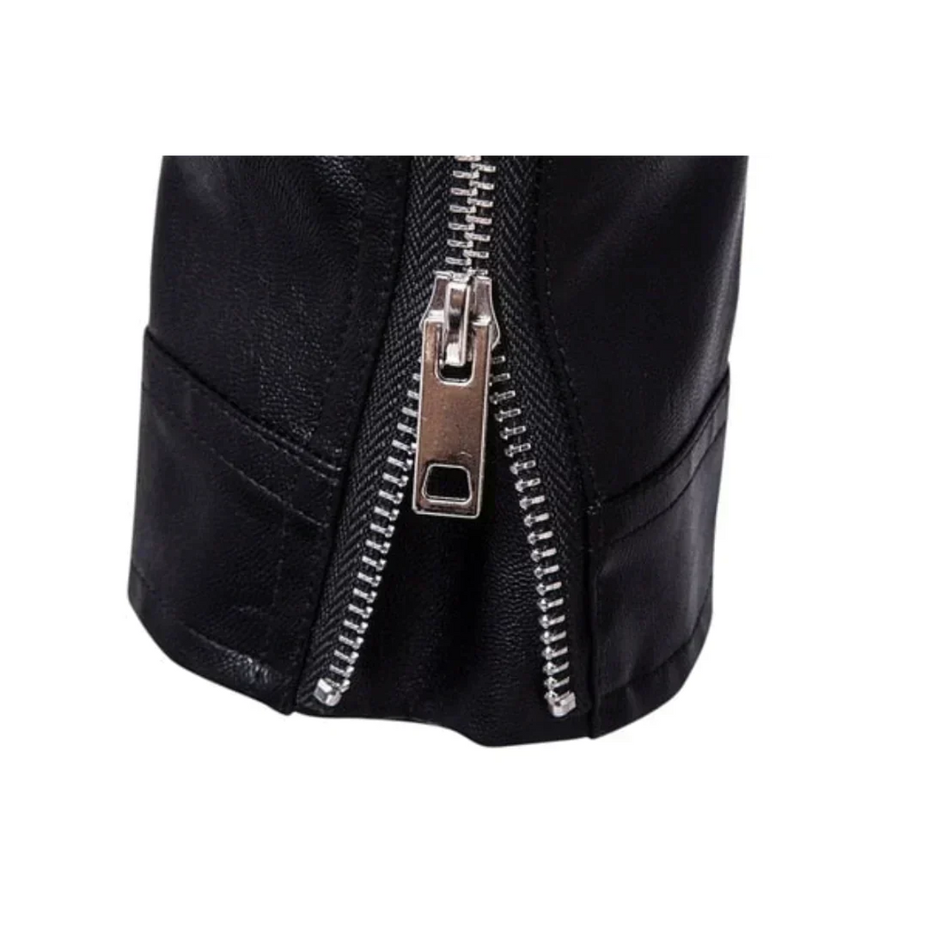 Veste homme ceinturée à col retourné, noire, du XS au 2XL