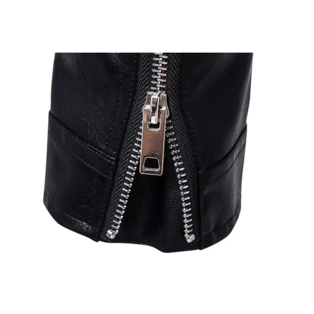 Veste homme ceinturée à col retourné, noire, du XS au 2XL