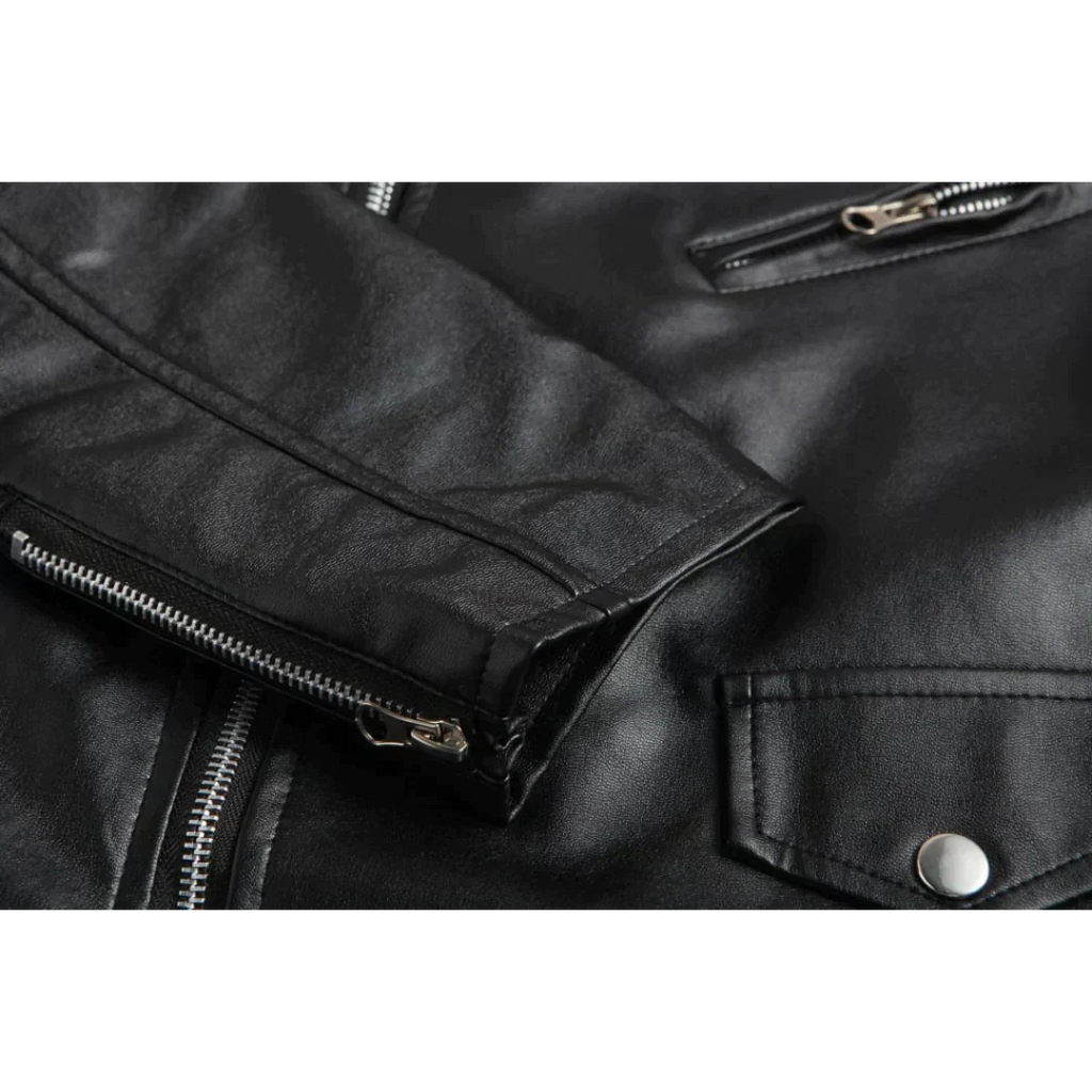 Veste homme ceinturée à col retourné, noire, du XS au 2XL