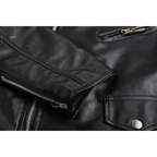 Veste homme ceinturée à col retourné, noire, du XS au 2XL