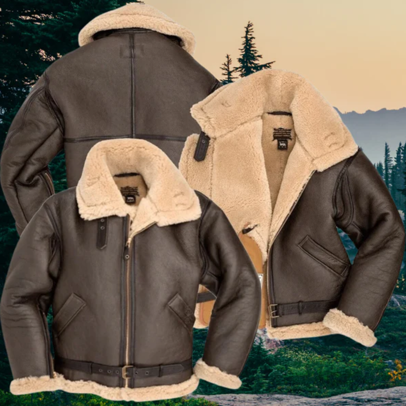 Veste coupe-vent chaude homme, épaisse, marron, du M au 5XL