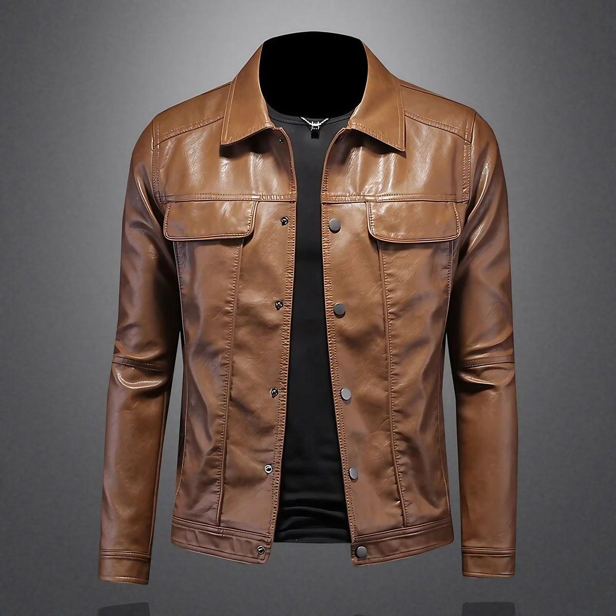 Veste homme coupe ajustée mi-saison, à poches, trois coloris