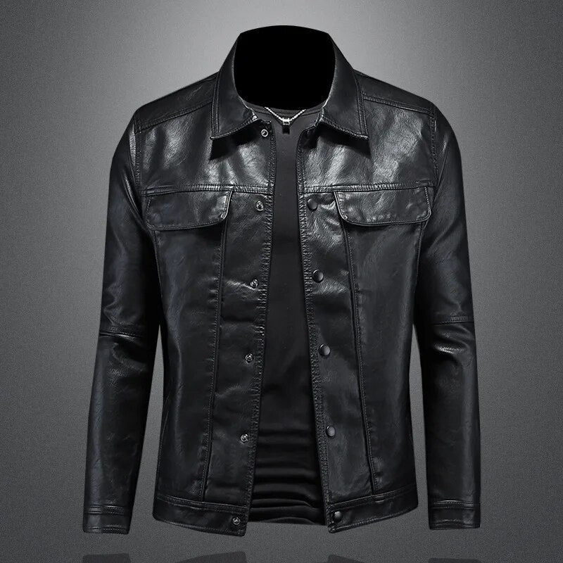 Veste homme coupe ajustée mi-saison, à poches, trois coloris