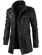 Veste homme classique, noir ou marron, du L au 4XL