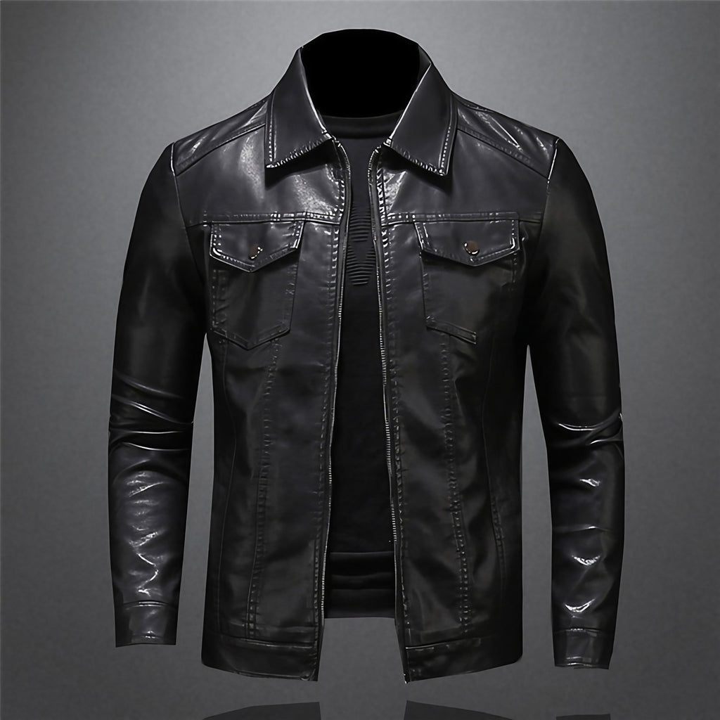 Veste homme noire coupe classique, du M au 5XL, noir