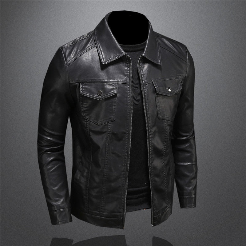 Veste homme noire coupe classique, du M au 5XL