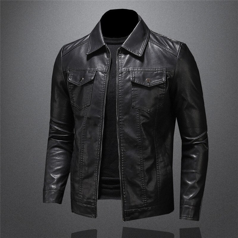 Veste homme noire coupe classique, du M au 5XL