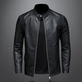 Veste homme noire à poches zippées, coupe sobre, du S au 3XL, noir