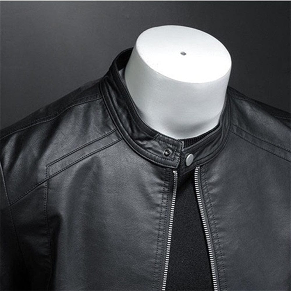 Veste homme noire à poches zippées, coupe sobre, du S au 3XL