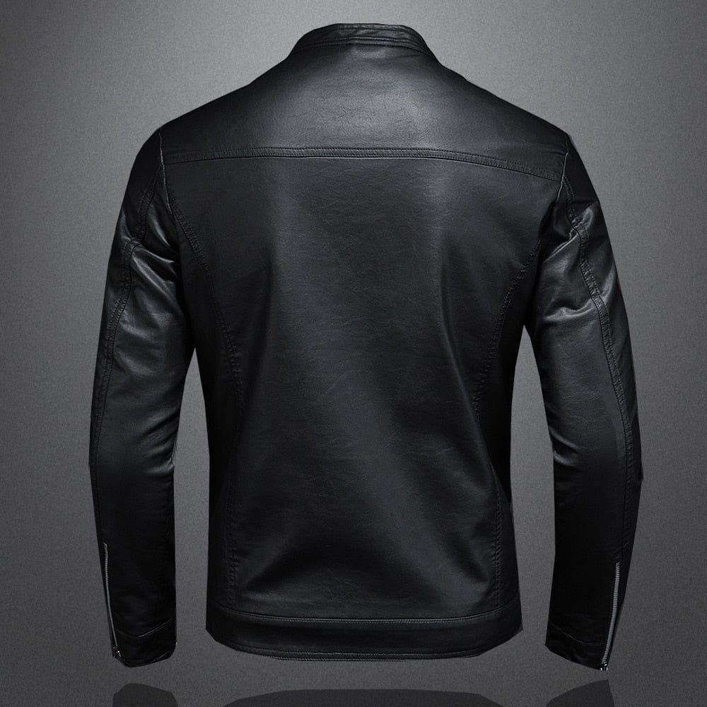 Veste homme noire à poches zippées, coupe sobre, du S au 3XL