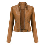 Veste femme chic, six coloris, du S au 3XL, marron clair