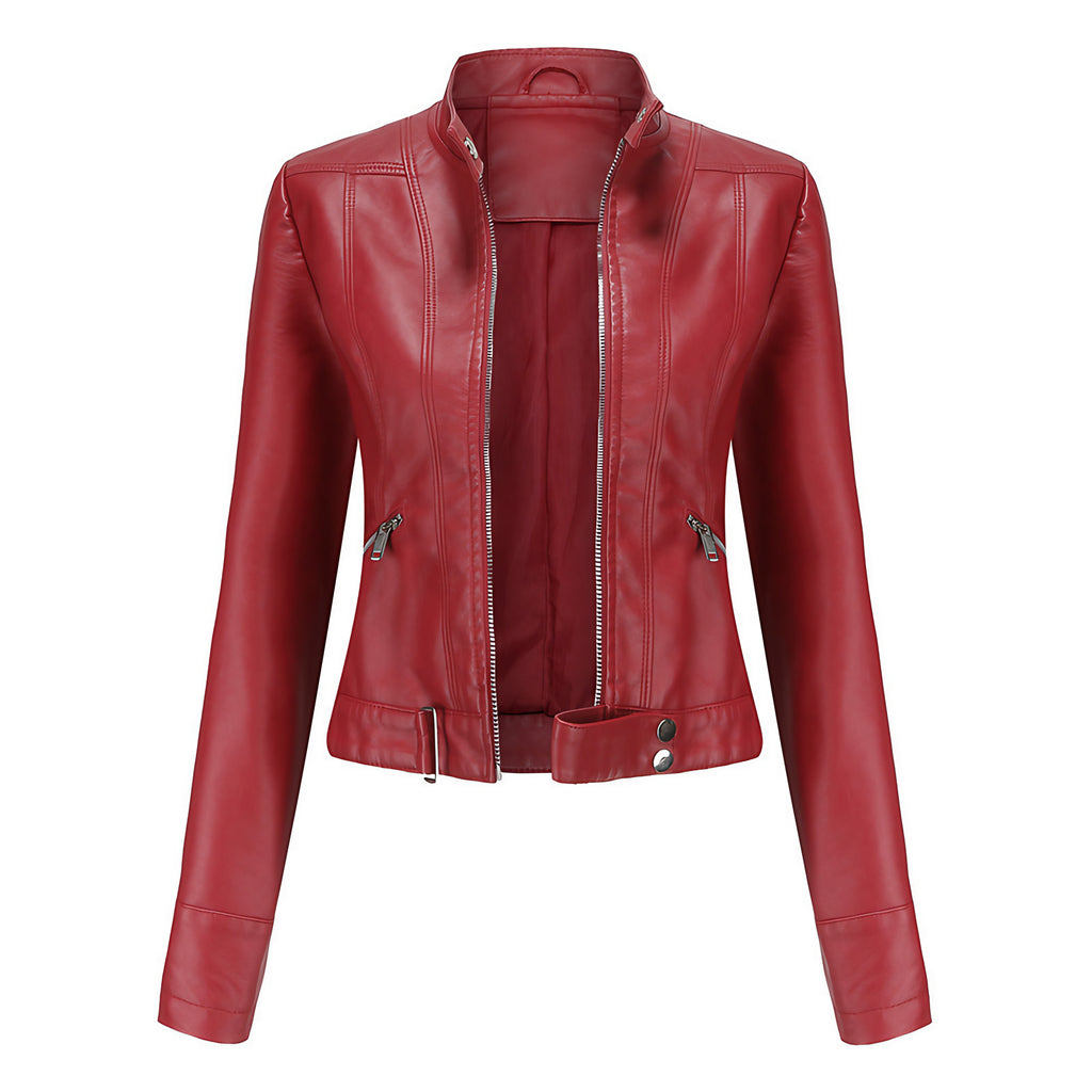 Veste femme chic, six coloris, du S au 3XL, rouge