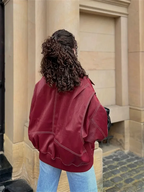 Veste homme classique, rouge ou marron foncé, du XS au 4XL