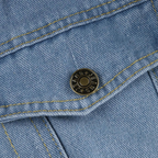 Veste en jean femme, coupe légèrement ample, quatre coloris