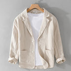 Veste décontractée homme légère, sept coloris, du XS au 2XL, beige