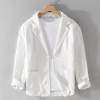 Veste décontractée homme légère, sept coloris, du XS au 2XL, blanc