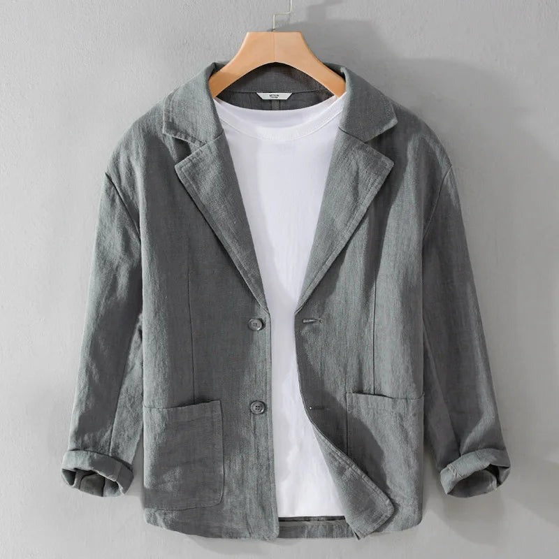 Veste décontractée homme légère, sept coloris, du XS au 2XL, gris