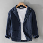 Veste décontractée homme légère, sept coloris, du XS au 2XL, bleu marine